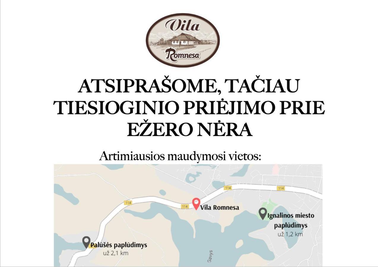 Vila Romnesa Ignalina Ngoại thất bức ảnh